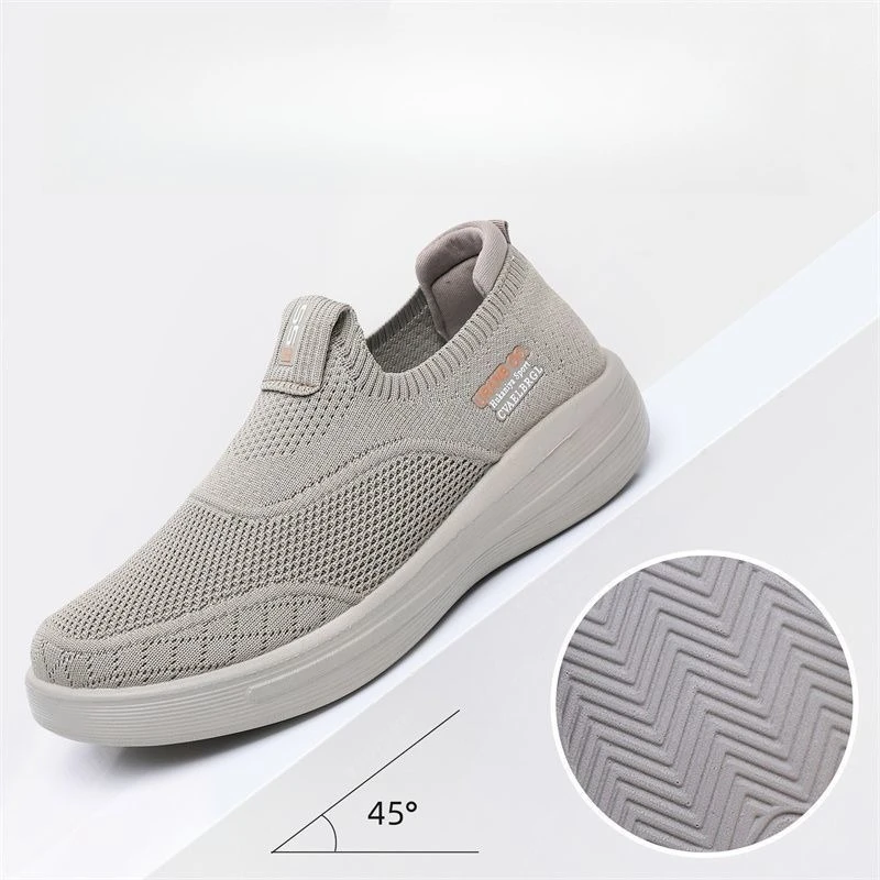 Men's casual cloth shoes with soft soles and anti slip sports shoes, lightweight and breathable, widened men's shoes 39-45