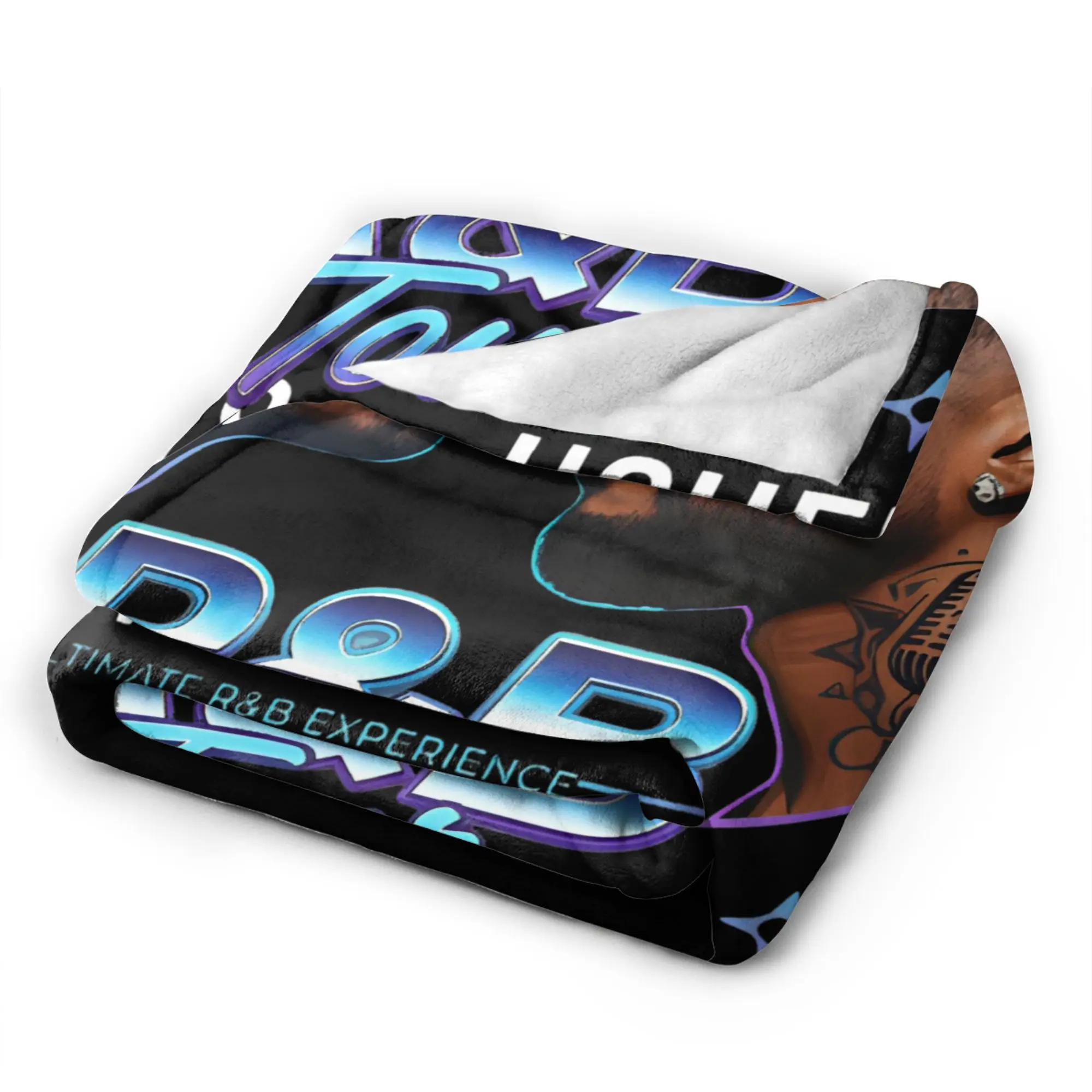 Chris Brown And Usher The Rb Tour Flannel Blanket Spring Raymond And Brown Soft Warm Bedding Throws for Kids Bedspread Sofa Bed