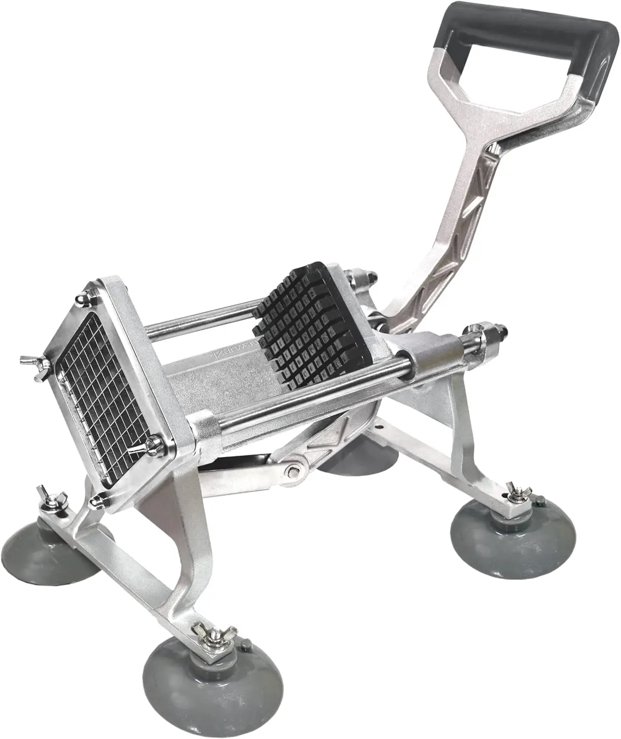 

Commercial French Fry Cutter: Slice Potatoes into Restaurant-Style Fries with Stainless Steel Blade and Suction Feet
