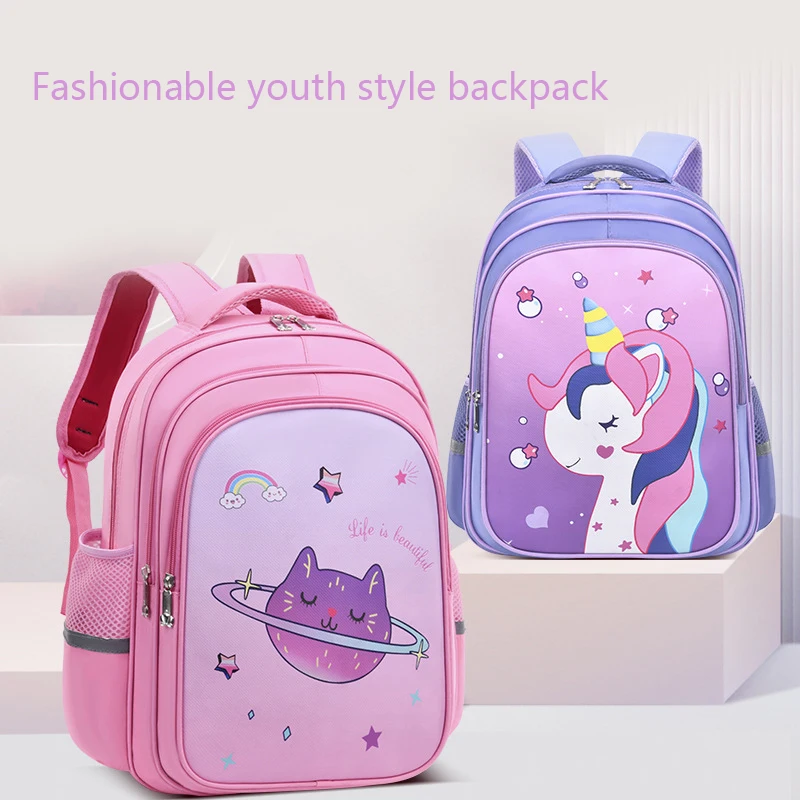 Kid Backpack For Girls,Kids Unicorn Backpack Primary School Bag Children Waterproof Bookbag Cartoon