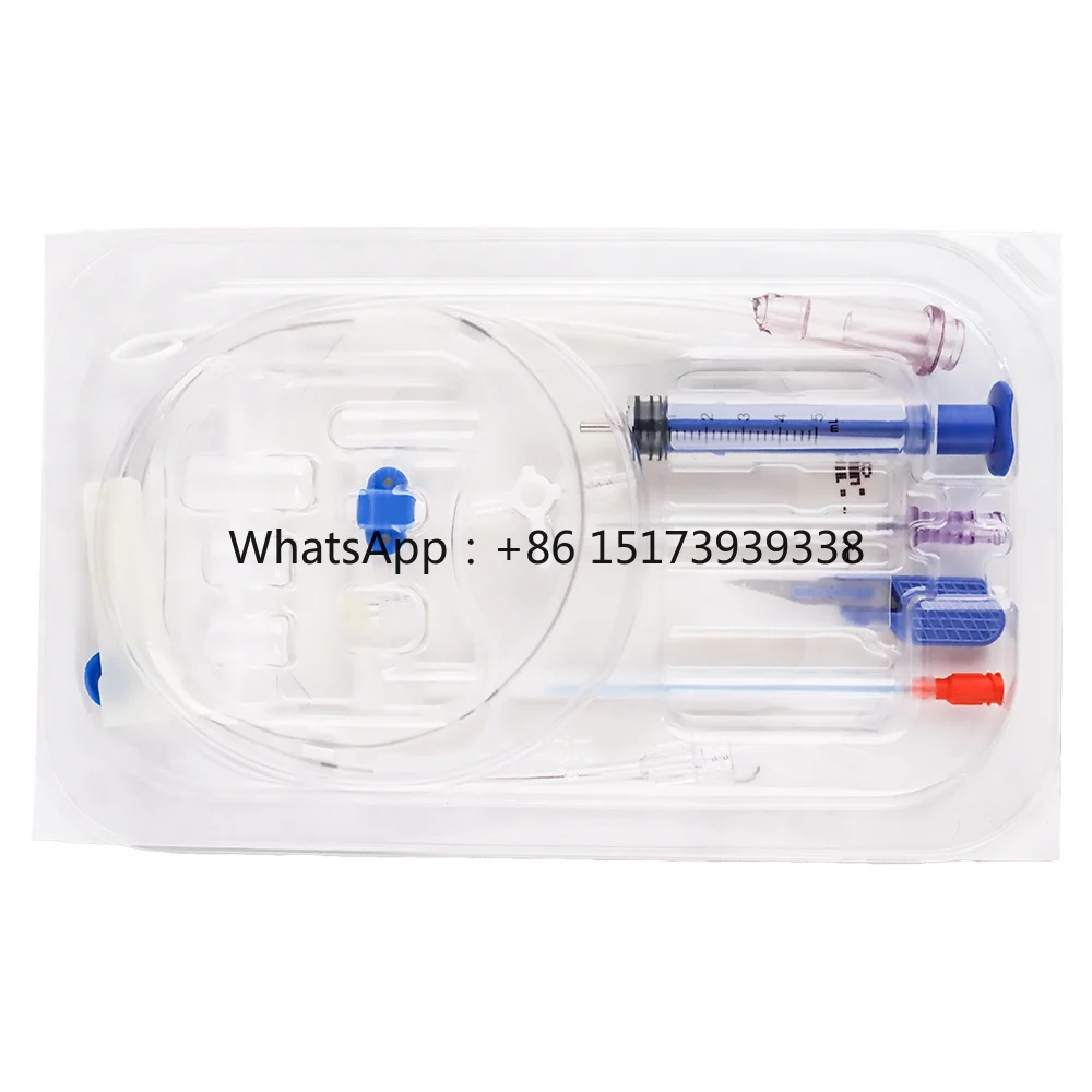 6Fr Thoracic Drainage Tube Set Group for Cats & Dogs Veterinary Use PVC/Plastic/TPU Material