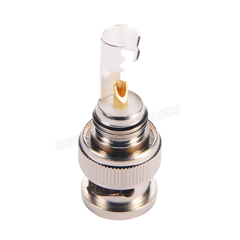 Gold Plated BNC Male Female Adapter WiFi Surveillance Video Camera Connector Oscilloscope 50/75 Ohm Q9 Male Plug Support 3G-SDI