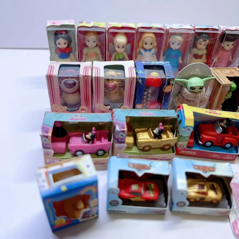 Mini figuras de Princesas de Disney, juguetes en miniatura de zuru, bola sorpresa, muñeco de Lotso Star Wars, Stitch, juguete de dulces, adornos coleccionables, regalos