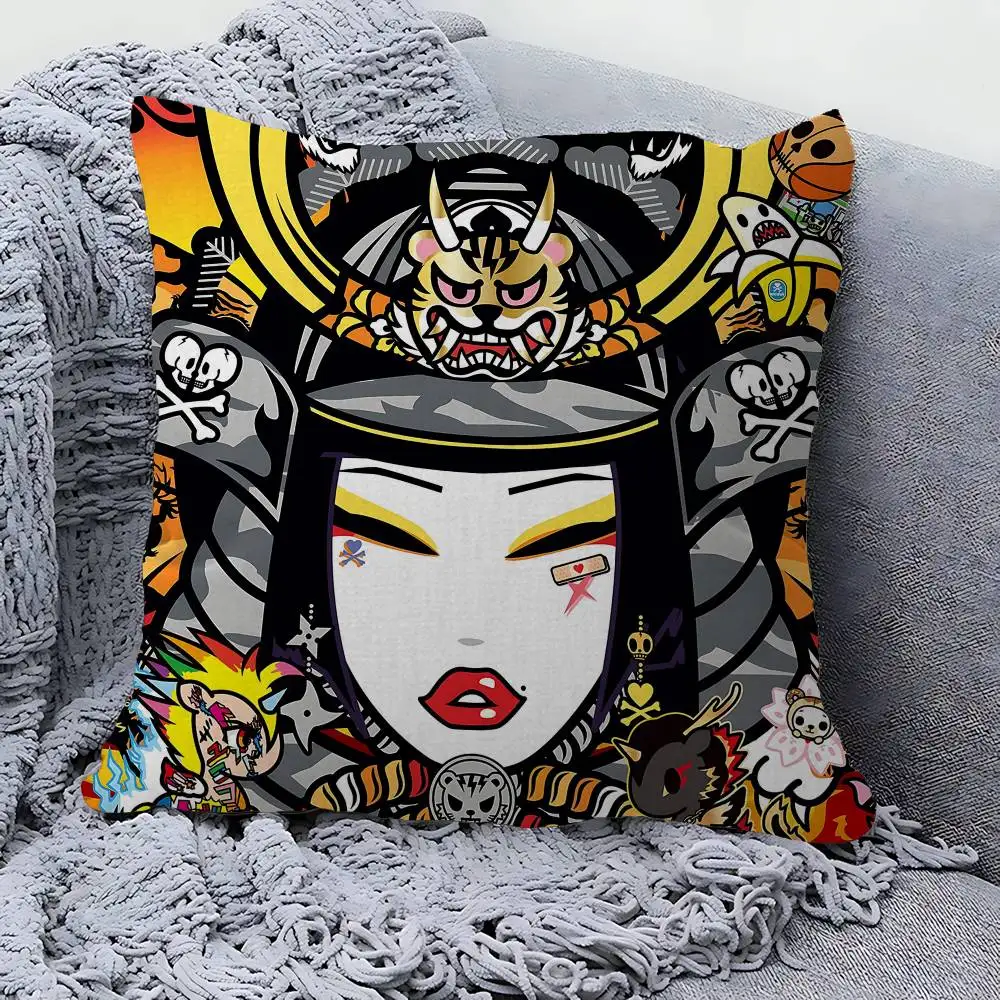 اليابان أنيمي T-TokidokiS وسادة غطاء تصميم غطاء الوسادة ديكور عطلة الديكور #3