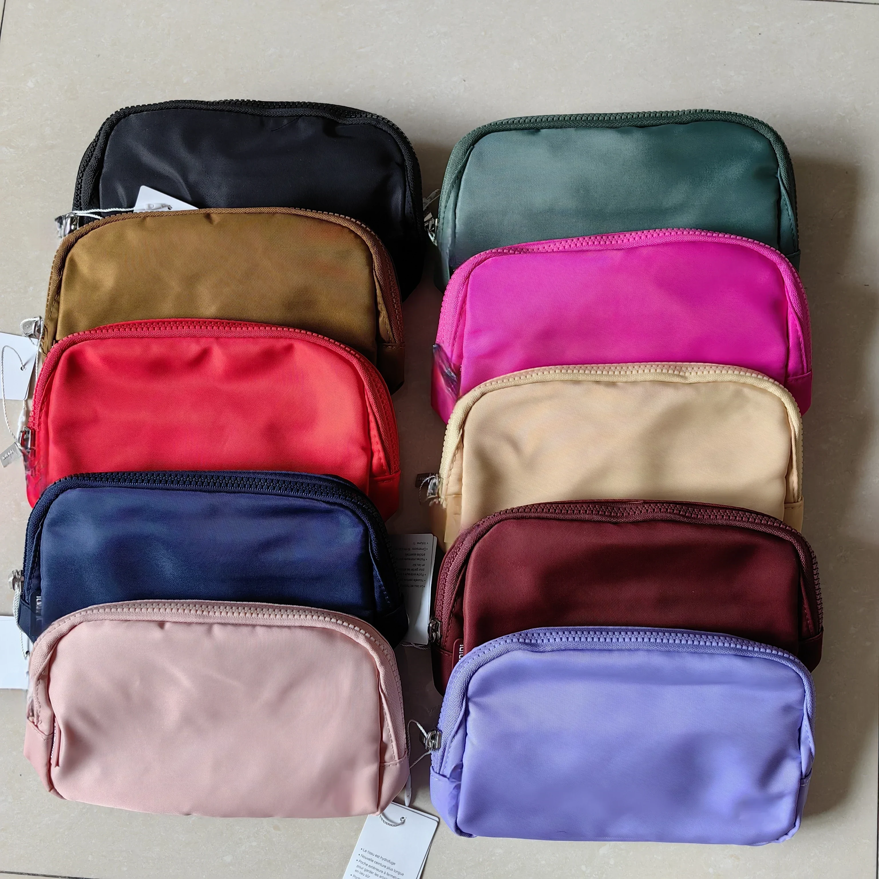 Fanny Pack de esportes ao ar livre para homens e mulheres, cinto feminino, cintura, zíper, tiracolo, ombro, casual, viagem, LL, 2024