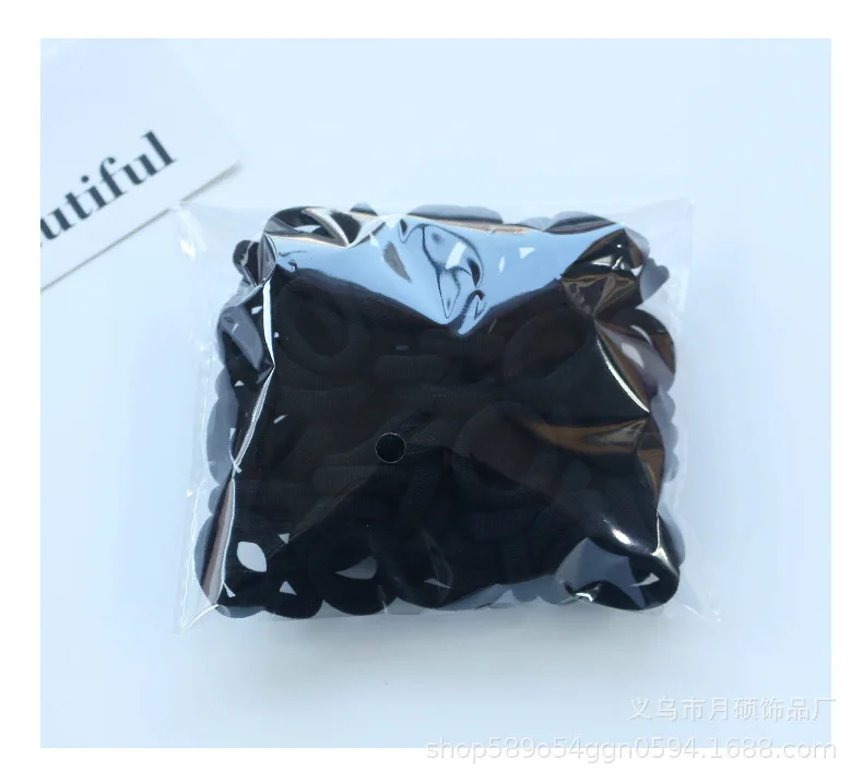 Mini Hair Coils 100pcs Baby Hair Ties Stretchy Towel Scrunchies Soft Candy Colors No Slip Hair Accessories Daily