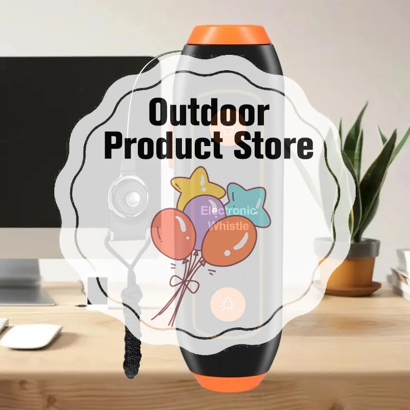 صافرة الحكم الكهربائية مع الحبل ومصباح يدوي SOS، مثالية للمدربين وP.E. المعلمون