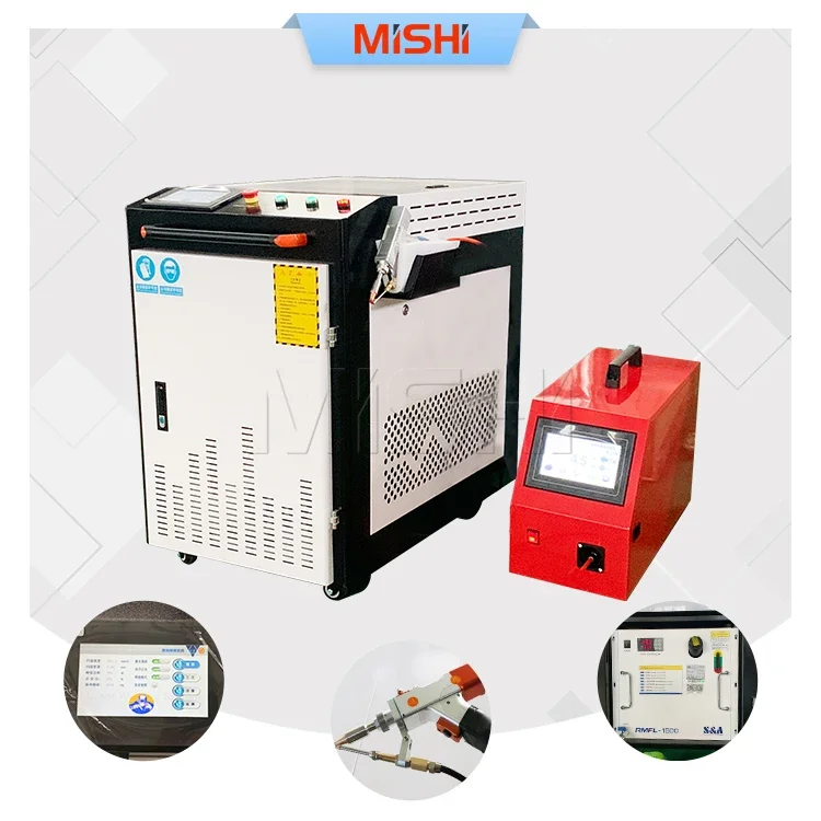 MISHI High Welding Efficiency 1500w 2000w Small Platform Cnc Laser Welding Machine Tube For Stainless Steel