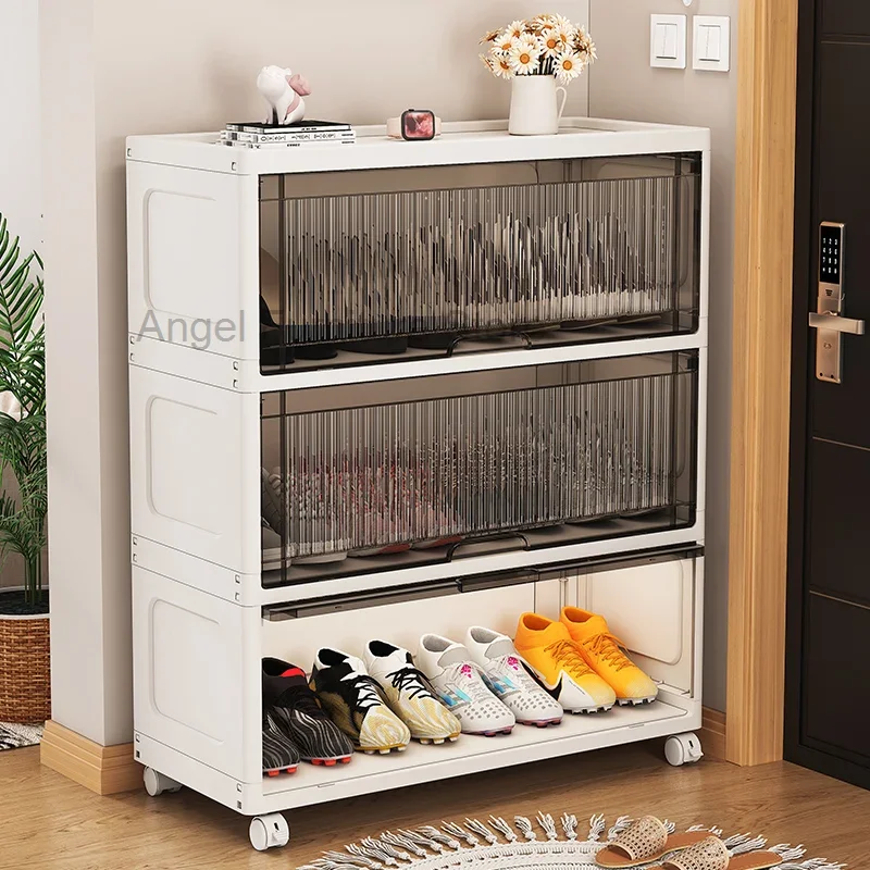 Entrance Space Saving Shoe Racks Cabinet Multilayer Designs Shoe Men Nordic European Zapateros Organizadores Decoration