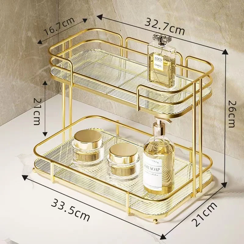 Wall-Mounted Toilet Shelf Acrylic Non-Perforated Bathroom Toilet Washstand Cosmetics Storage Box