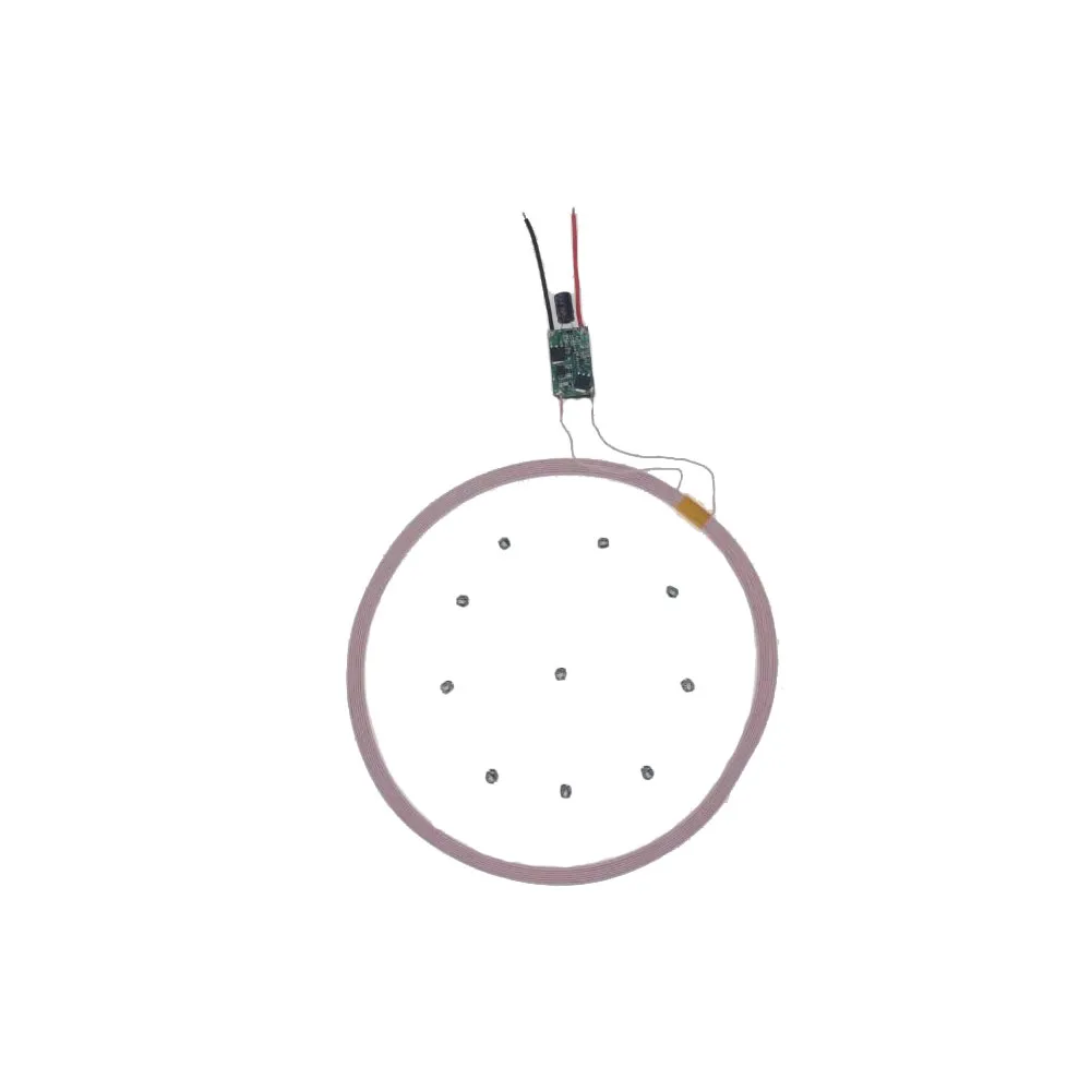 Taidacent 300m 400mm 12V Lamp Wireless Charger Wireless Led Gundam Coil Small Lights Induction Inductive Coil DIY Model