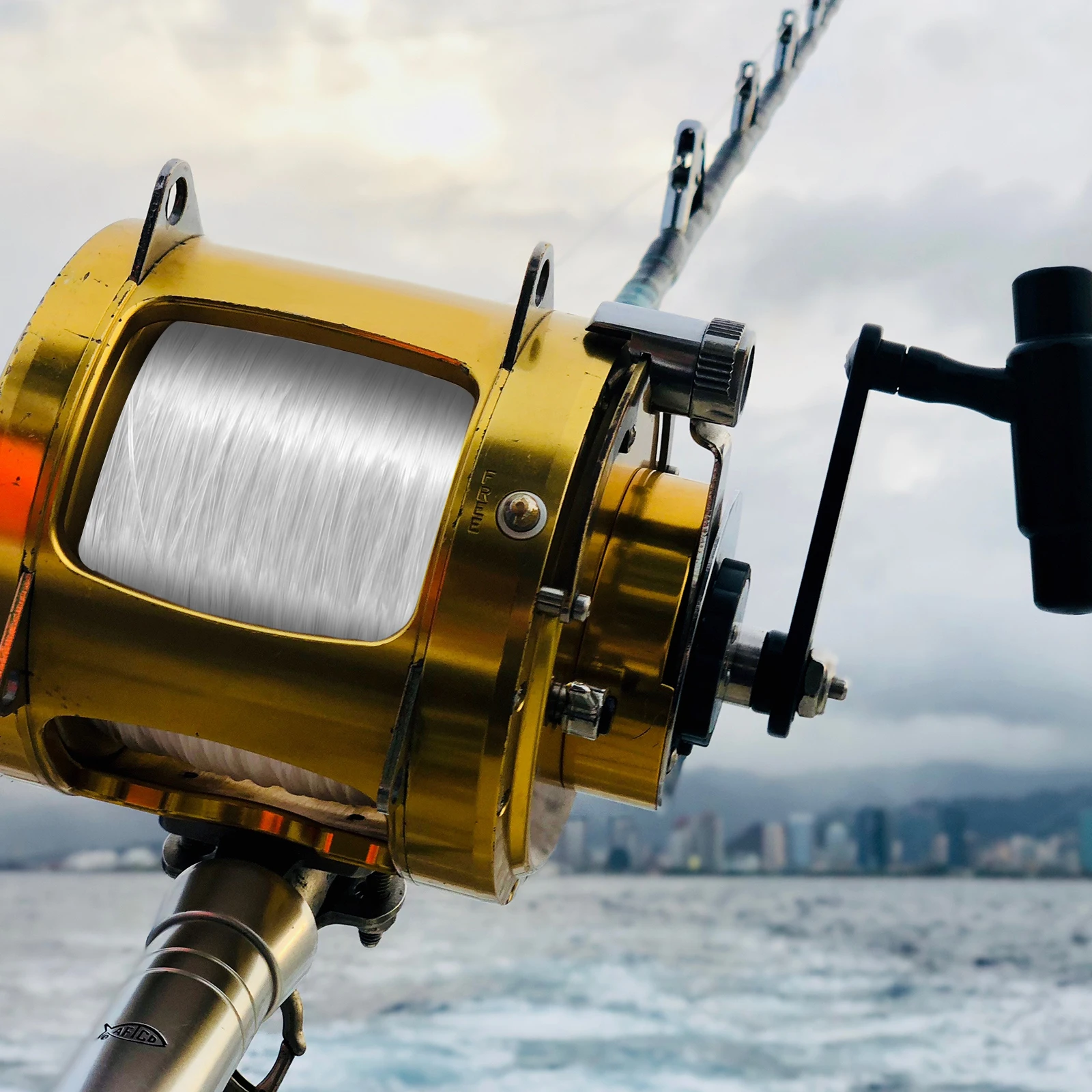 

2 Rolls Clear Hanging Wire Strong Nylon Thread for Picture Frame Garland Balloon Decoration 1mm Fishing Wire Clear for Hanging