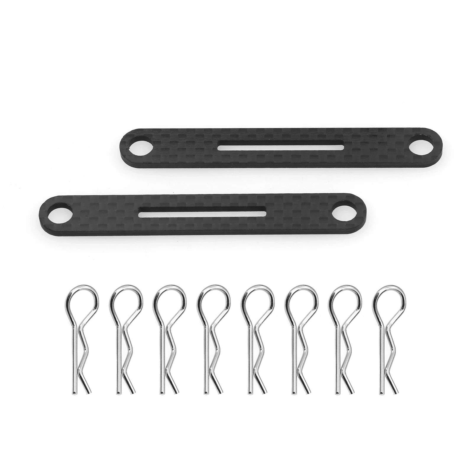 1Set Carbon  Fiber Support Mount Seat for 1/10 RC Car TAMIYA TT02 XV01 to Increase stability Car Shell Column