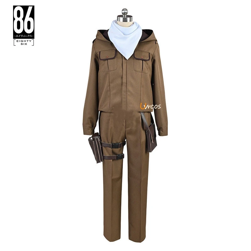 Anime Eighty Six Cosplay Costume 86 Shinei Nouzen Cosplay Costume for Men Uniform Halloween Outfit Cosplay Full Set