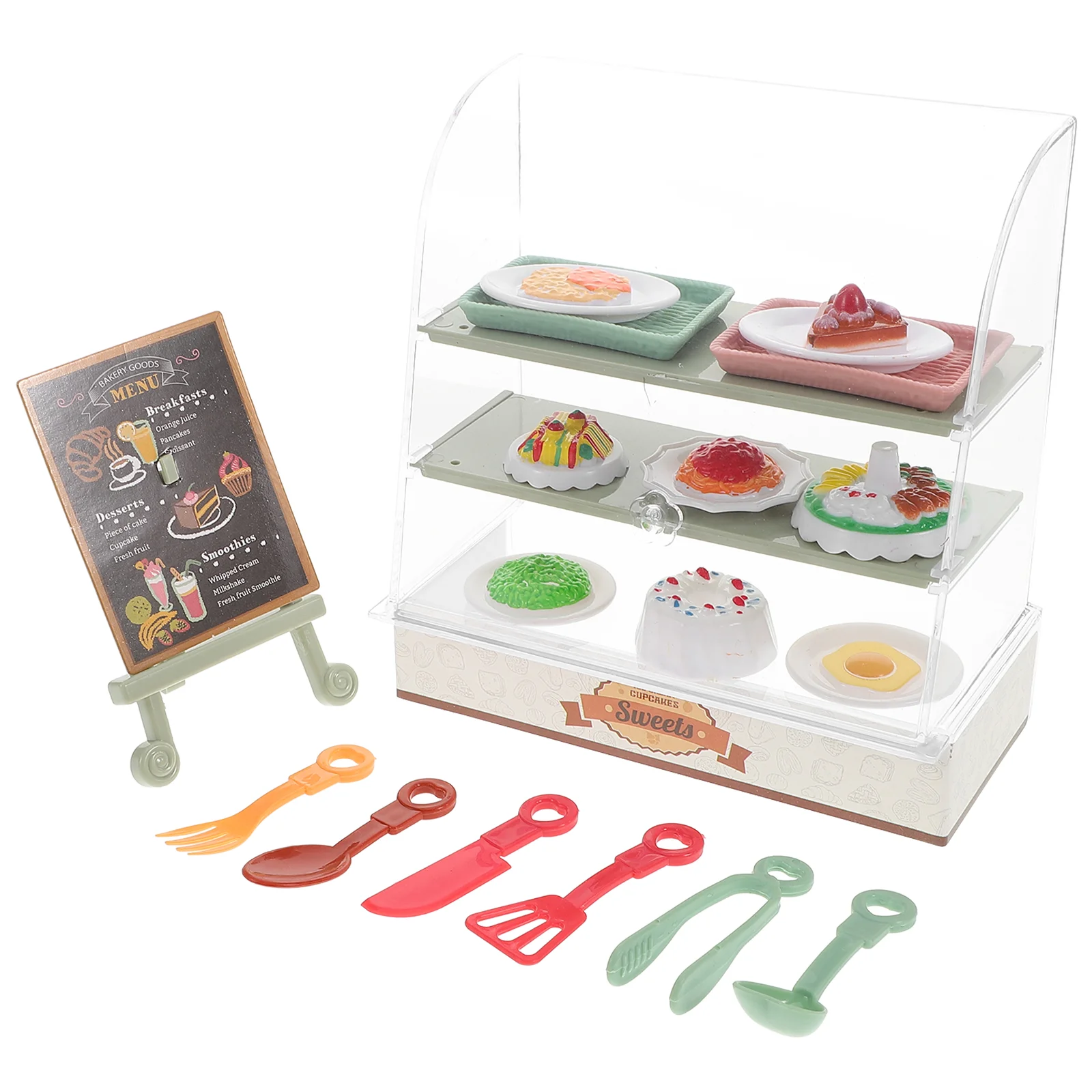 Simulation Cake Toy Pastry Display Props Mini Dollhouse Accessory Child Kids Toys