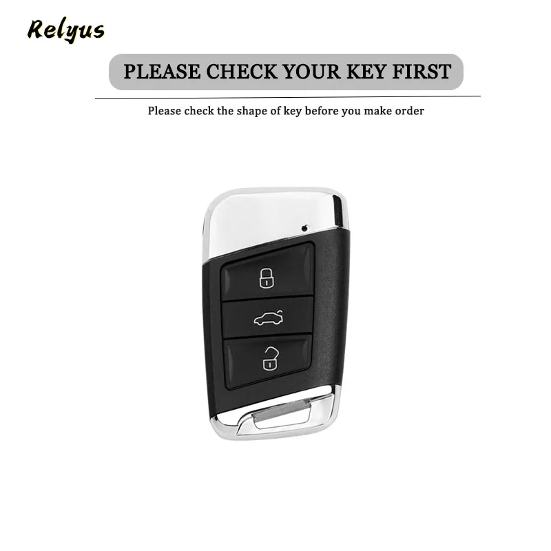 For VW Volkswagen Magotan Magotan GTE Passat B6 B7 B8 CC Arteon for Skoda Fabia Superb A7 Kodiaq Car TPU Key Cover Case Fob