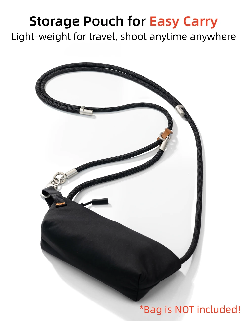 Verstellbares Cross-Body-Sling-Halsband für DJI Osmo Pocket 4P 4 3 Handheld-Gimbal, Anti-Fall-Kamera-Schultergurt-Zubehör – Detail 5