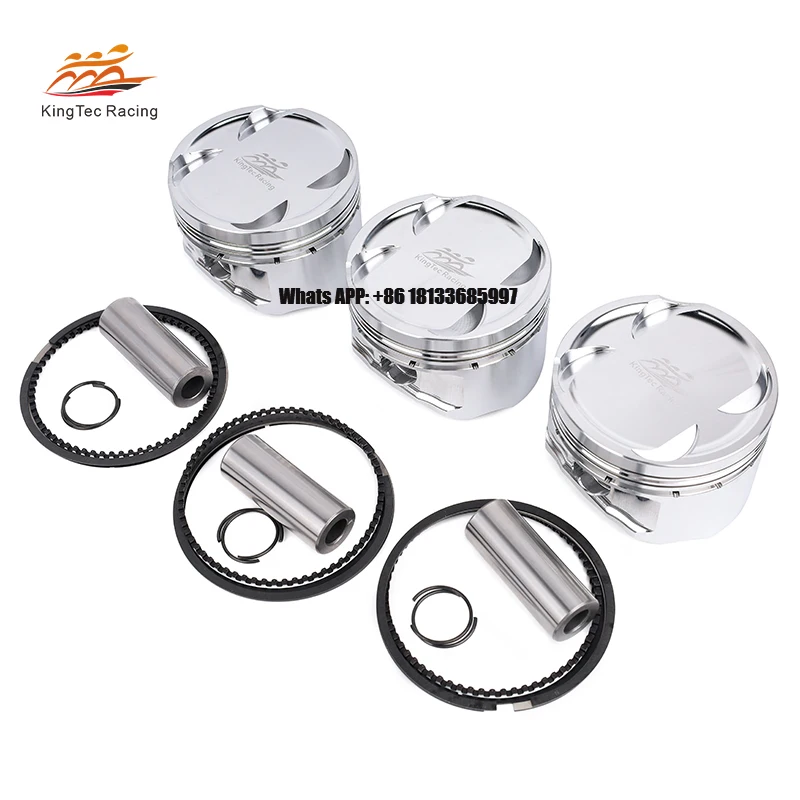 

H4BT Forged 4032 Aluminum Piston Set H4b Automotive Engine Parts for Renault Clio IV Smart Fortwo 0.9 Turbo