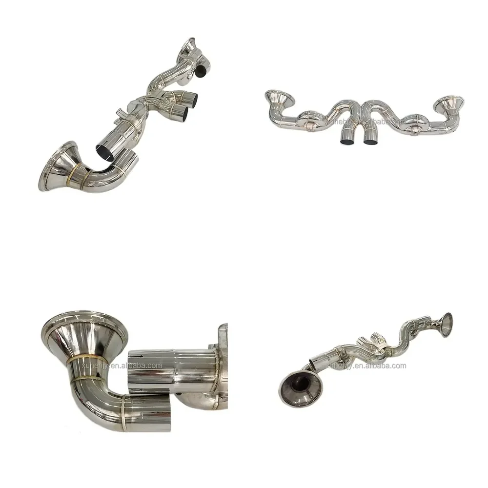 【Durable Practical Daria】 Customized Ss304 Exhaust Pipes for 911 992 Gt3 4.0 Valvetronic Racing Car Catback Without