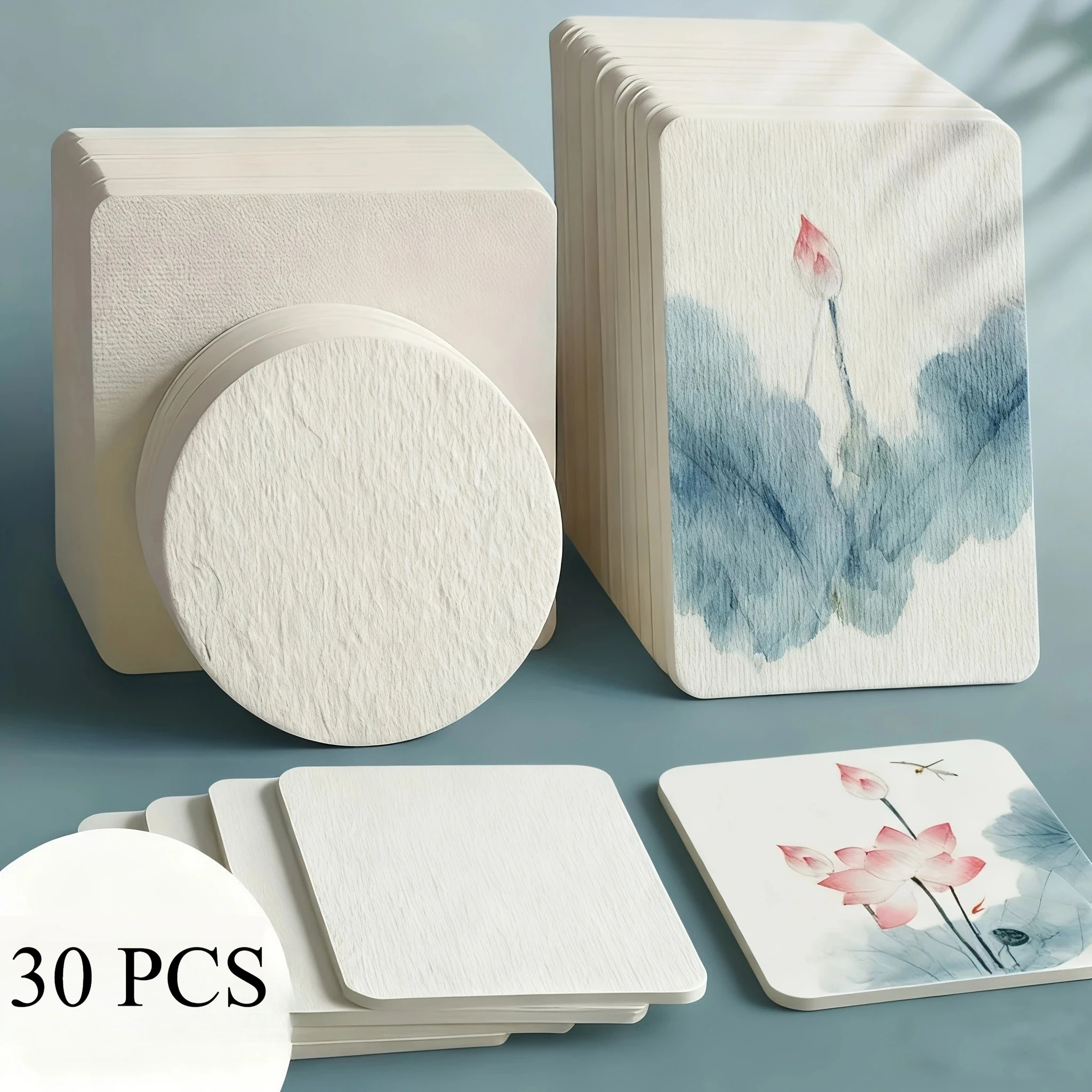 Art Craft Using Paper - 30PCS Premium Thick Dual-Use Watercolor Sketch