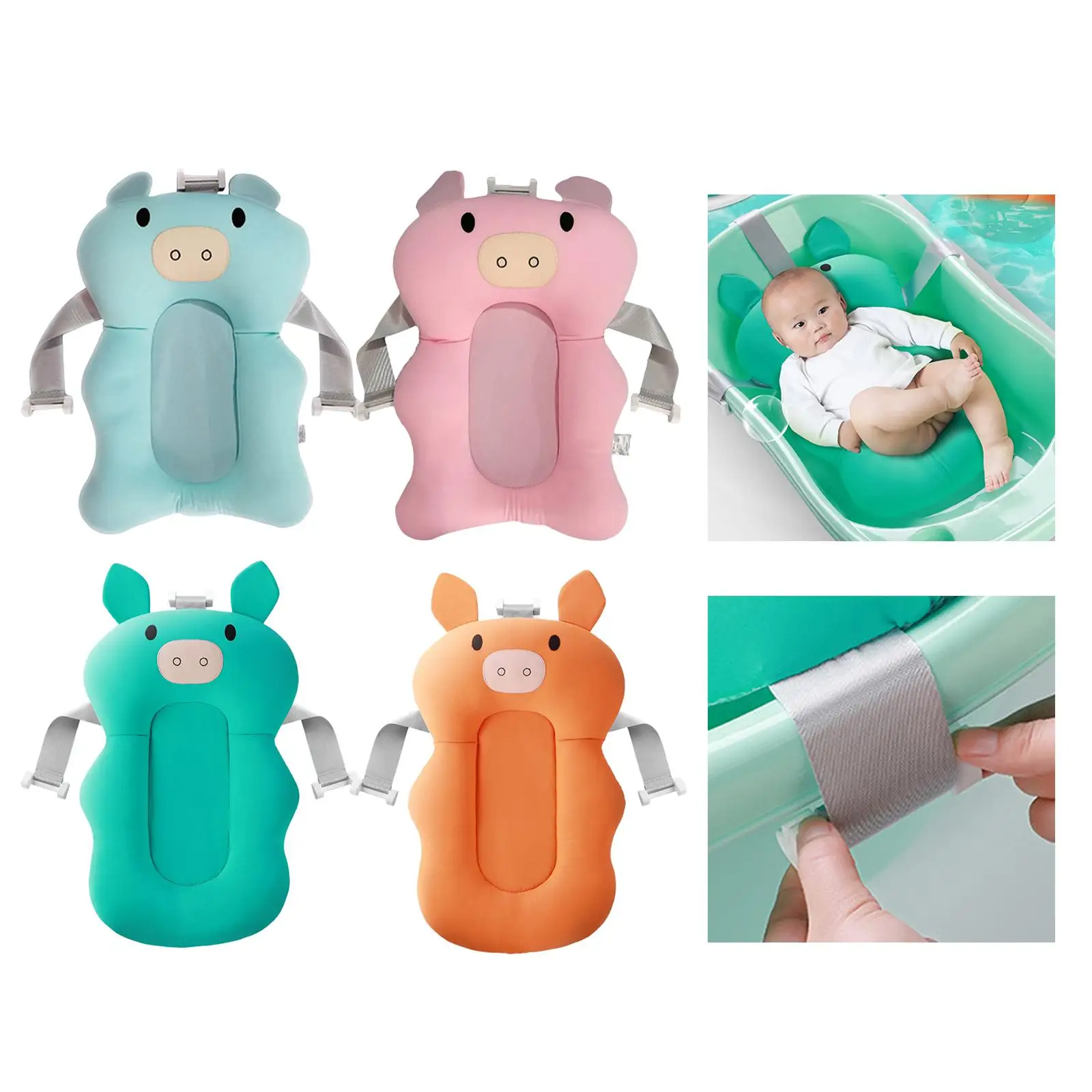 

Bath Seat Support Support Mat Tub Soft Accessories Pad Shower Mat Baby Bath Pad