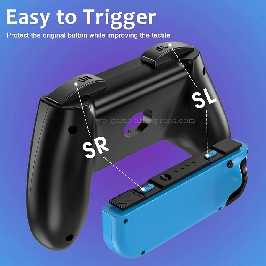 NintendoSwitch Accessories Racing Steering Wheel Nintend Switch Handle Grips Nitendo Joycon Cap for Nintendo Switch OLED Gamepad