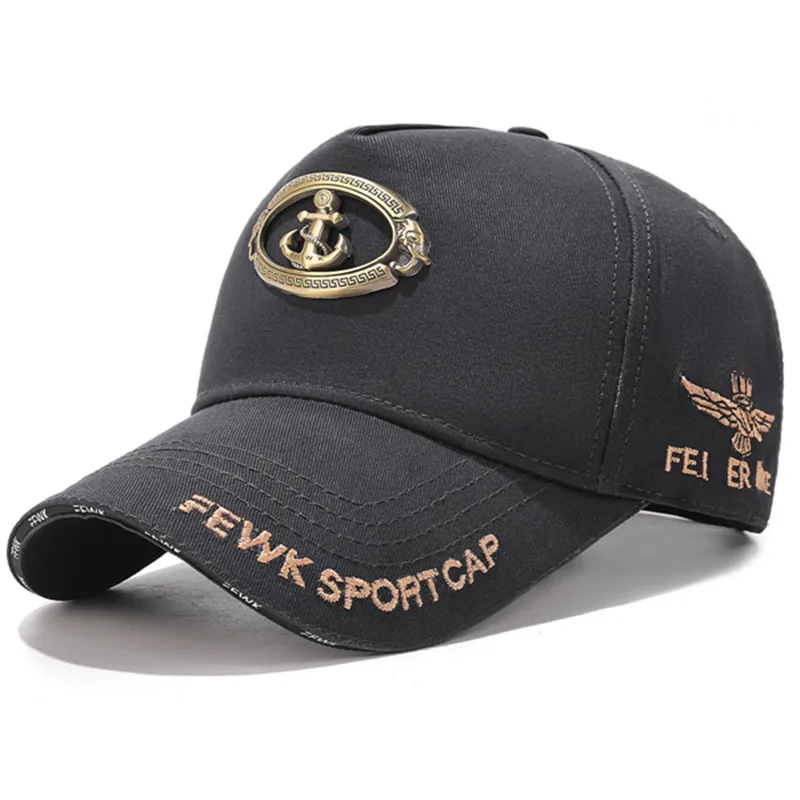 Original Personality Baseball Caps For Men Cotton Embroidery Hard Top Hip Hop Hat 모자 골프용품 땡처리 кепка casquette gorras hombre