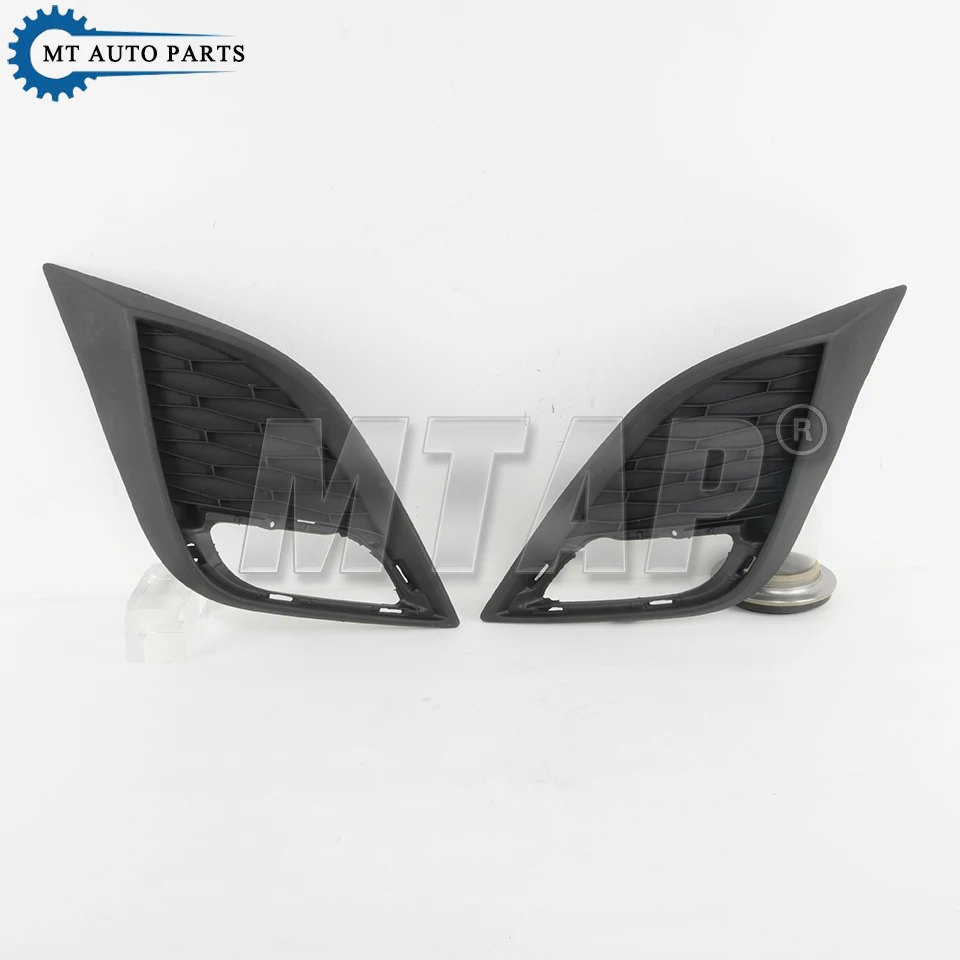 MTAP Car Fog Light Fog Lamp Cover For Mazda 3 Axela 2009 2010 2011 2012 2013 Shield Front Bumper Lower Grille Garnish Trim