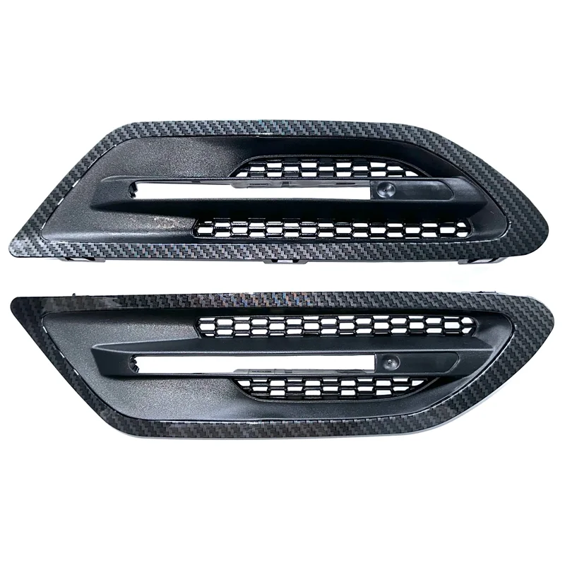 1Pair Car Side Fender Air Vent Trim Cover For BMW F10 Sedan 5-Series M5 2011-2017 Grille Outlet Frame