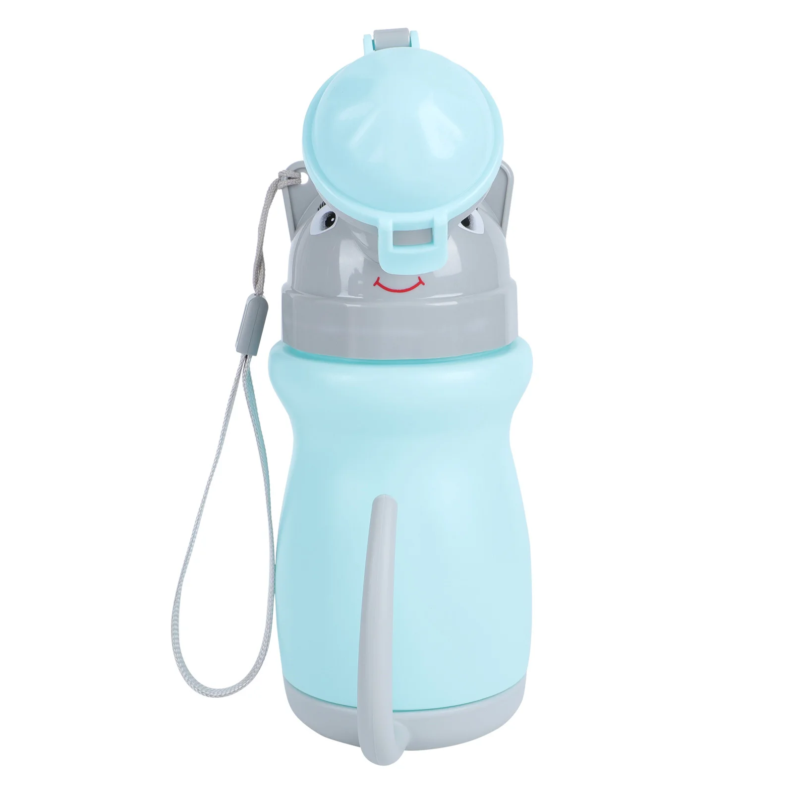 زجاجة مبولة جميلة محمولة خفيفة الوزن وصغيرة الحجم للأطفال في حالات الطوارئ والمرحاض والسيارة والسفر والتخييم وقابلة لإعادة الاستخدام وسهلة التنظيف