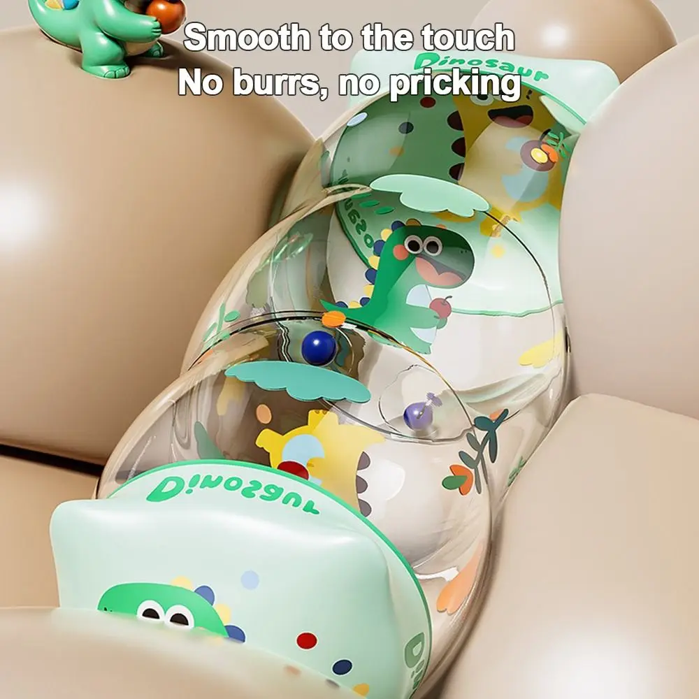 PVC Inflatable Crawling Roller Sensory Activity Stimulating Fitness Roller Toy Interactive Dinosaur Printed