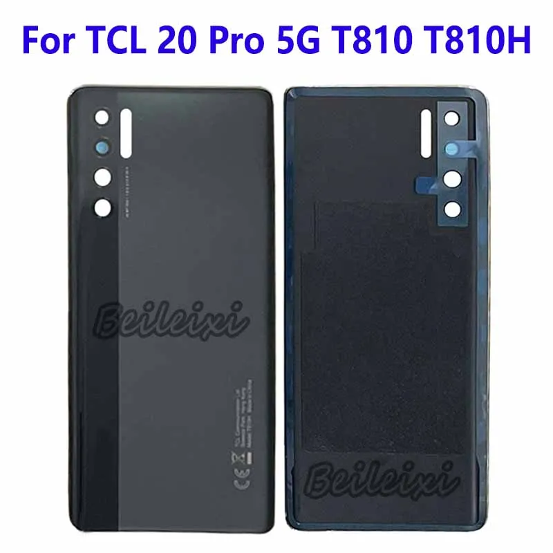 For TCL 20 Pro T810 T810H T810S Battery Glass Cover Housing Case Rear Door Durable Battery Back Cover