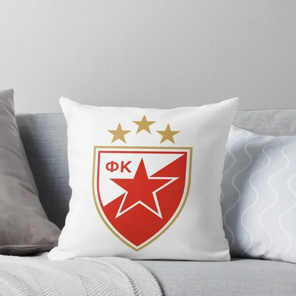 

Crvena Zvezda FK Throw Pillow luxury decor Cusions Cover Christmas Cushion For Home New year pillow