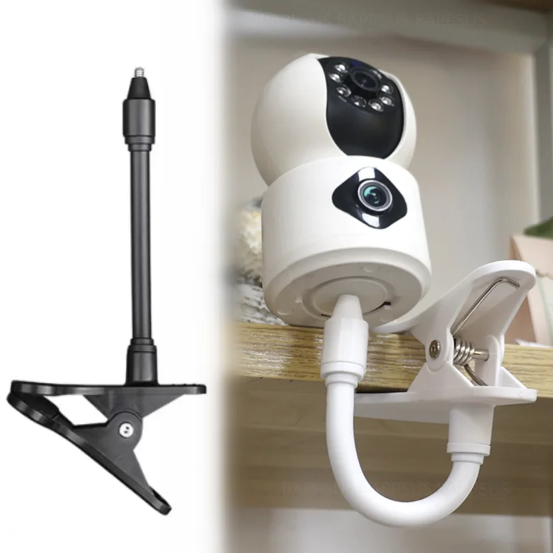 Clip Mount Ständer für Xiaomi Überwachungs kamera Home Baby Monitor Kamera halter Flexible Twist Montage Kit an Krippe neu befestigt