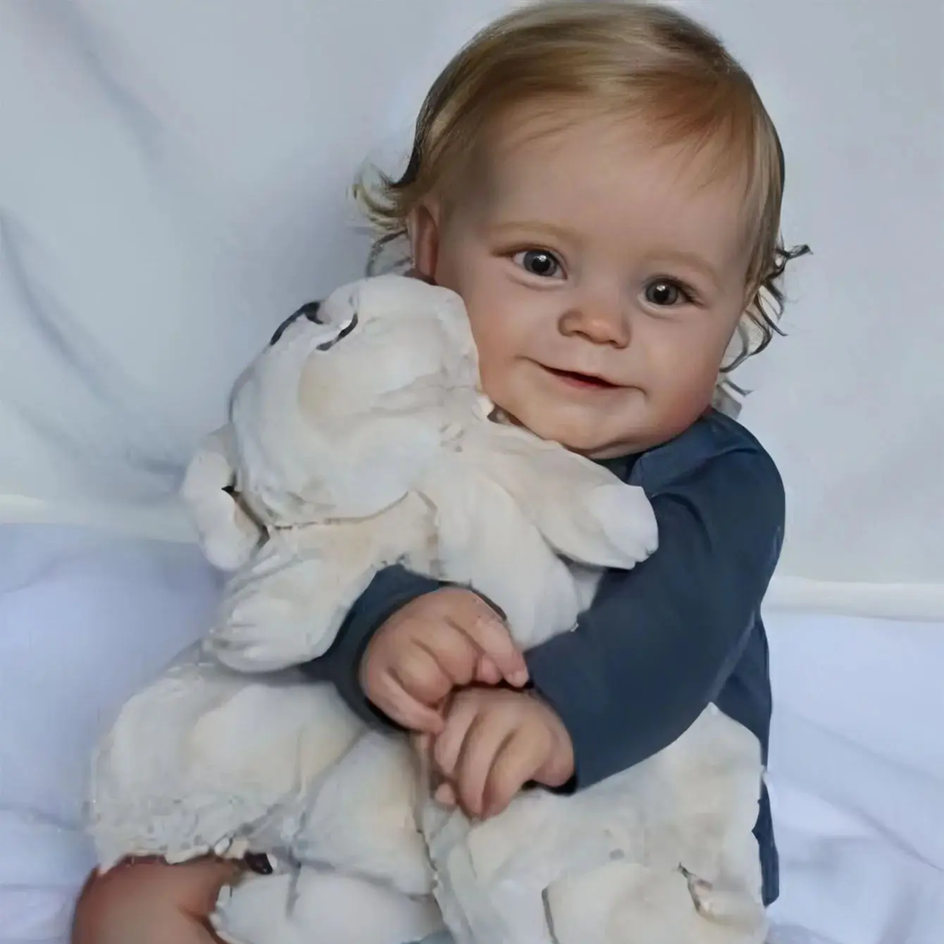 

20 Inch/50cm Lifelike Reborn Baby Girl Doll Full Body Silicone Vinyl 3D Painted Visible Veins Birthday Gift/Christmas Gift