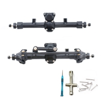 Complete Axle Set Metal Accessories Parts For 1/24 RC Crawler Car Axial SCX24 Deadbolt , With Screwdriver And Cross-Sleeve