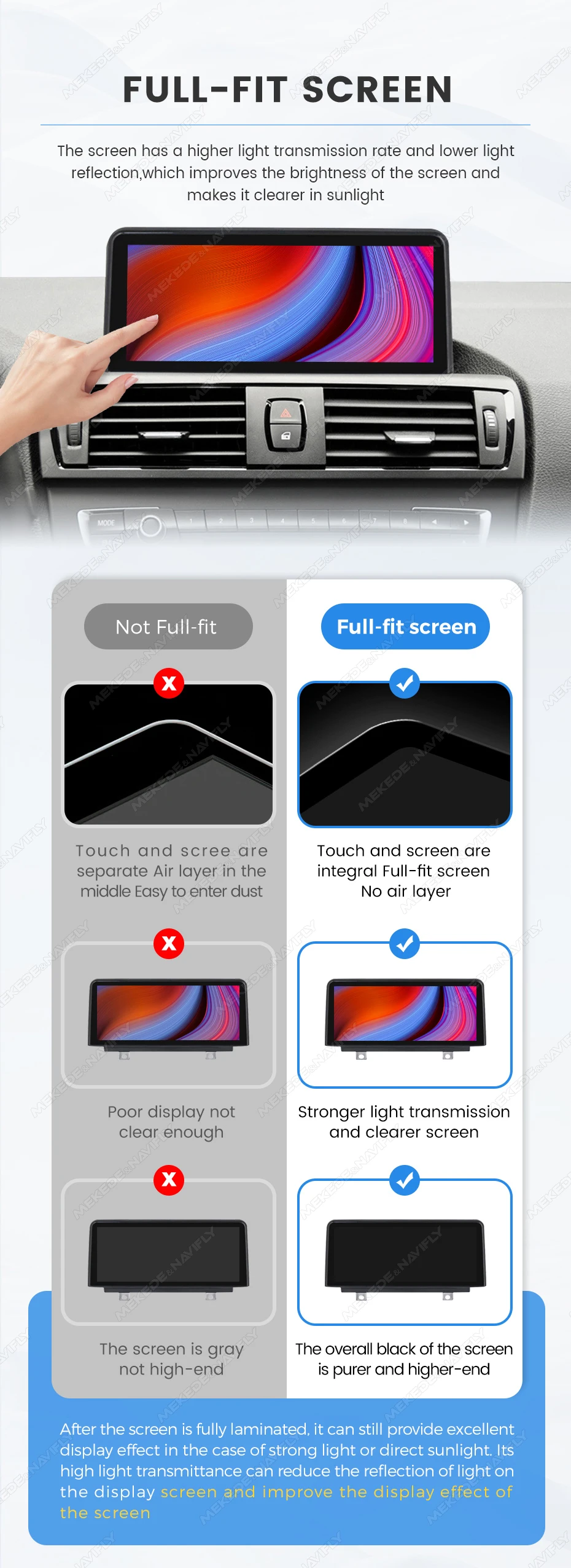 MEKEDE Linux-System Kabelloses CarPlay Android Auto Multimedia-Player Autoradio für BMW 1 2 3 4 Serie F20 F21 F22 F30 F31 F32 F33 – Detail 17