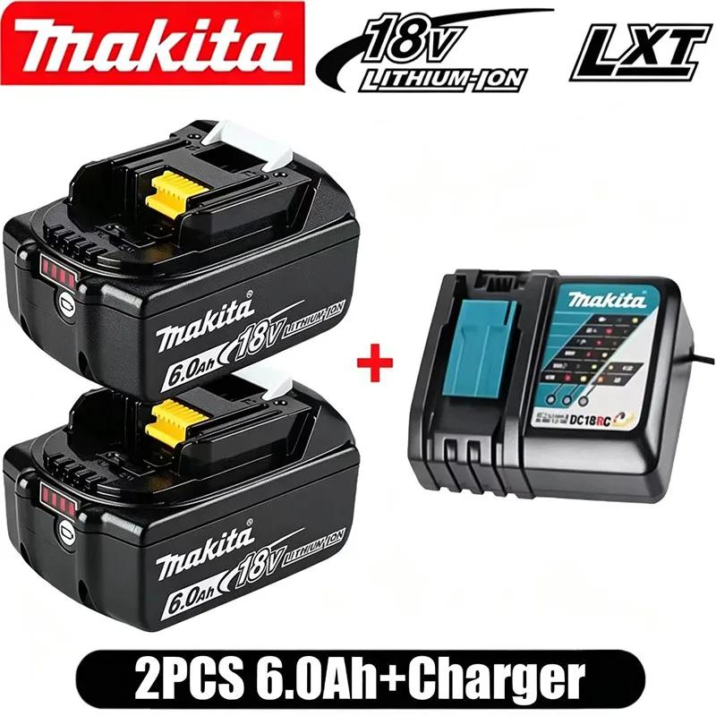 100% Genuine Original Makita BL1860B 18V 6Ah Lithium Battery for BL1850B BL1860B Cordless Drill Impact Wrench Power Tools