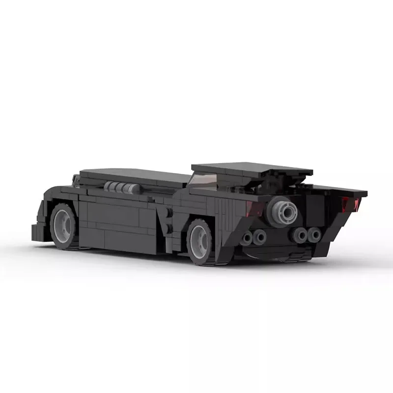 Moc-93430 Compatible Lego Batman Voiture Animation Série Assemblage Smile Hero Batmobile Modèle décennie s Interconnexion décennie s Pour Enfants