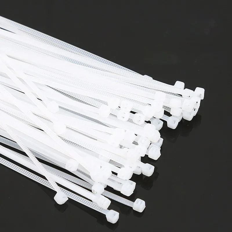 

2.8*300mm Nylon Cable Ties - Self-Locking, Heavy-Duty, Smooth Edges, Ideal for Electrical Wiring & Cable Management