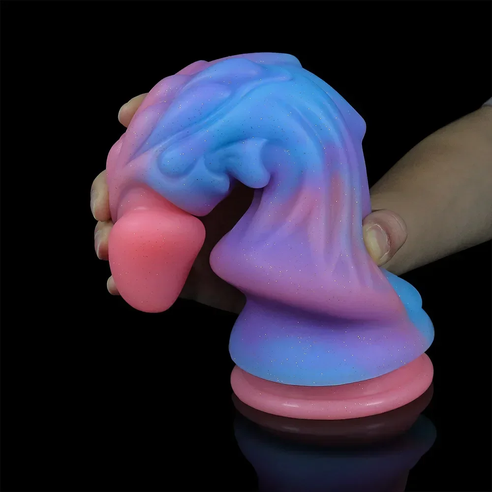 Fluorescent Bad Dragon Dildo Huge Luminous Dildos for Woman Silicone Suction Cup Dog Anal Plugs Masturbator Sex Toys for Couples