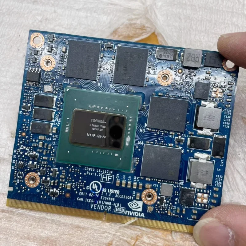 Suitable for HP 8560W DC/8570W DC/8760W DC 8770W, ZBOOK15 G4 M2200M Graphics Card N17P-Q3-A1