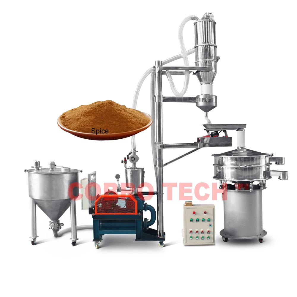 Stainless steel wheat flour vacuum loader coffee beans pneumatic vacuum conveyor