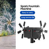 Pyrotechnics Double Wheels Cold Fireworks Stage Control Machine for Wedding Stage Sparkler DJ Disco Event Festival Mariage Bride