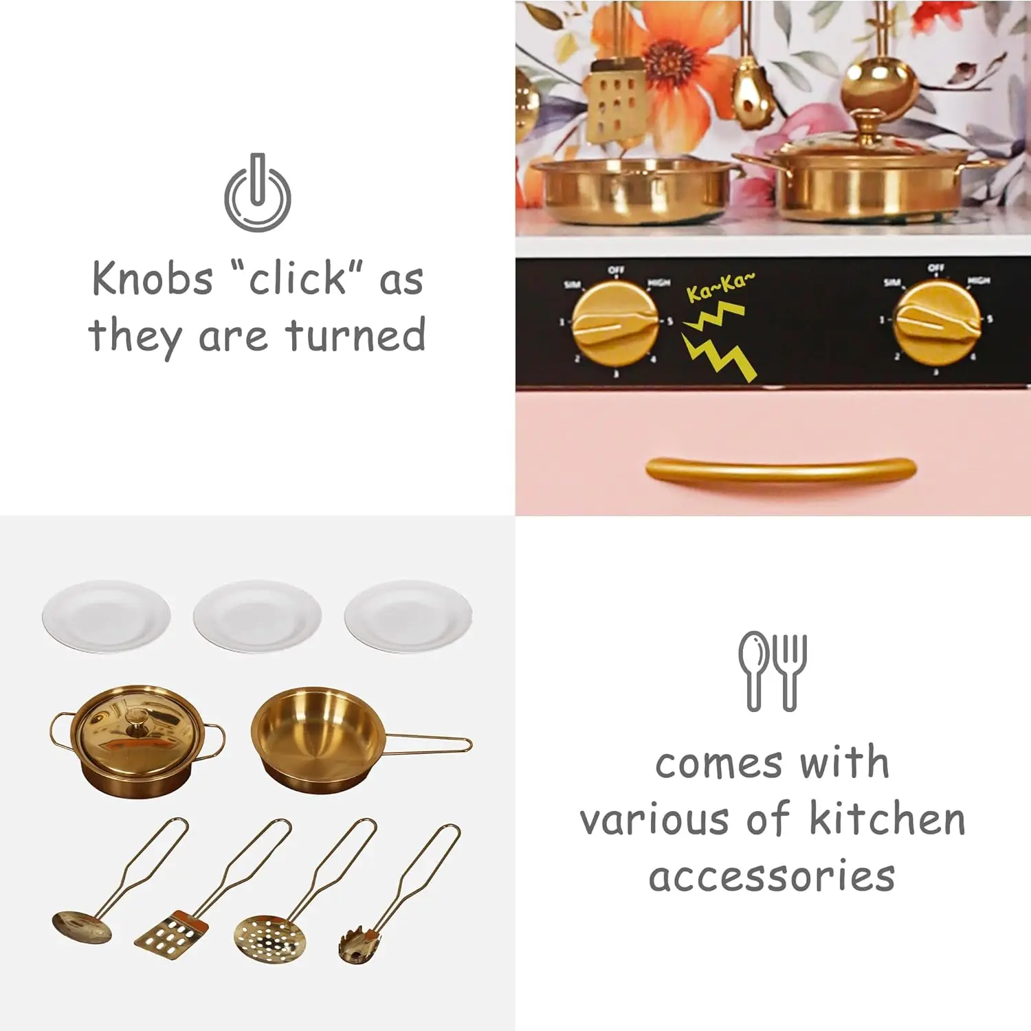 Drewniany zestaw zabawek kuchennych do zabawy ze światłem, zabawka do udawania zestaw kuchenny dla dzieci, zlew i zabawka z kuchenką mikrofalową, maluch Coo