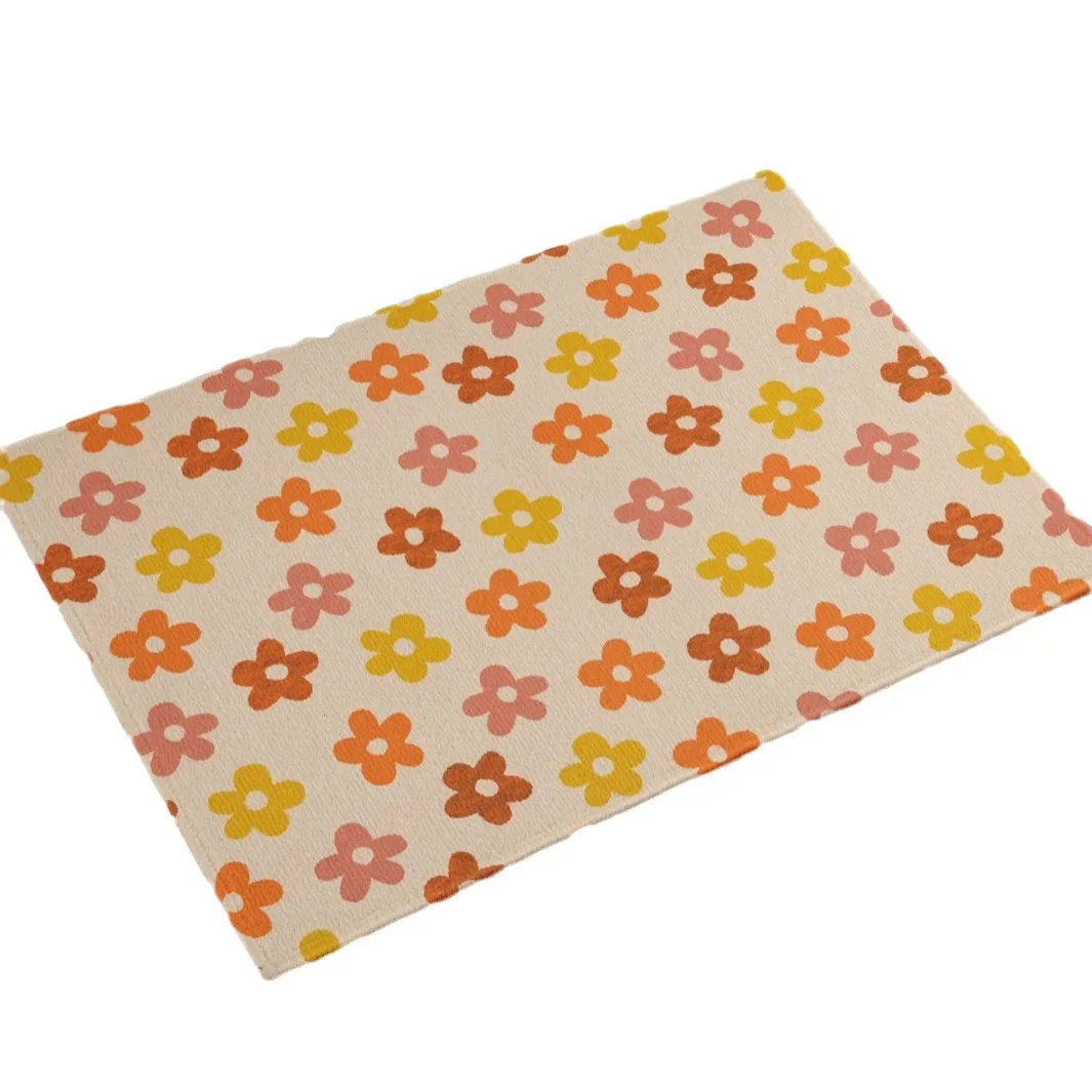 Хрустальный бархатный ковер для спальни, взрослых, противоскользящий, устойчивый к выцветанию, пасторальный стиль