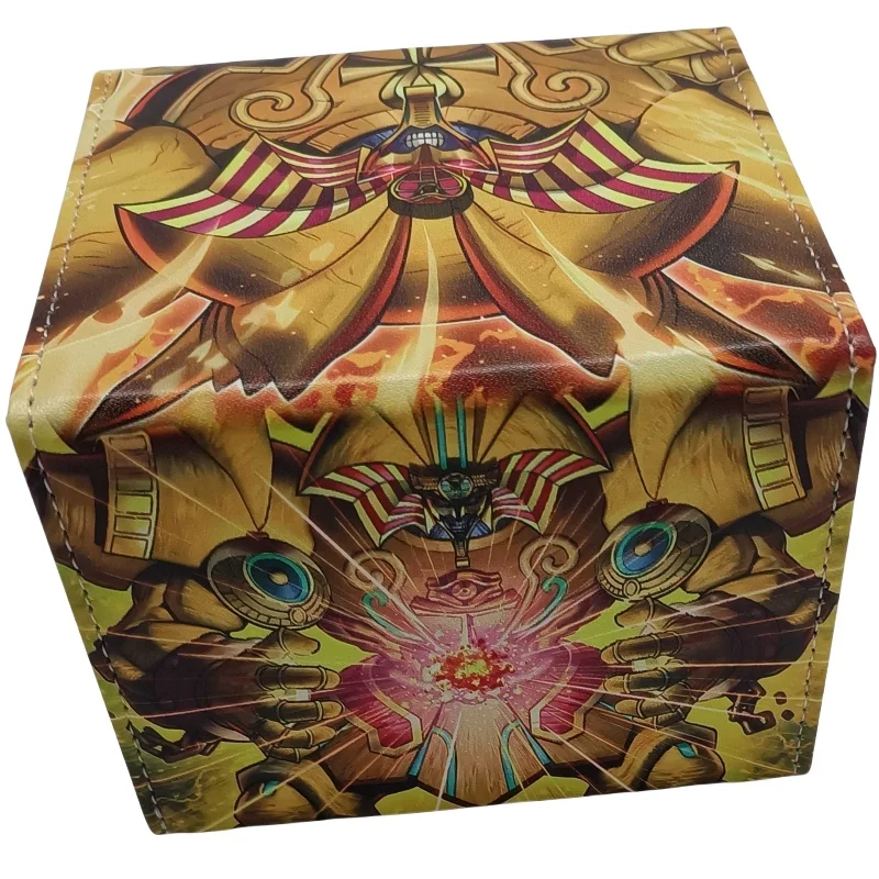 Card Case Yu Gi Oh! Exodia Incarnate Obliterate Tcg Diy High Quality Leather Action Toy Figure Anime Game Collection Storage Box