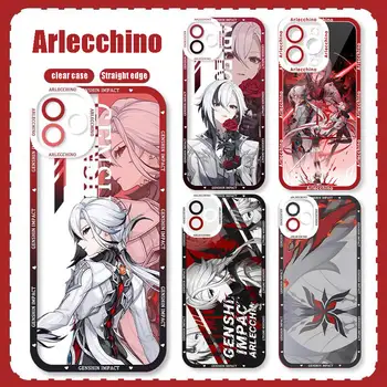 Pouzdro na telefon Genshin Impact Arlecchino pro Redmi Note 13 12 Pro Plus 9 9S 9T 10 10S 11 11S 12S Pro Max 13C 13 Cartoon měkké 8 nejlepší prodej Pouzdro pro Xiaomi Redmi Note Genshin - №8