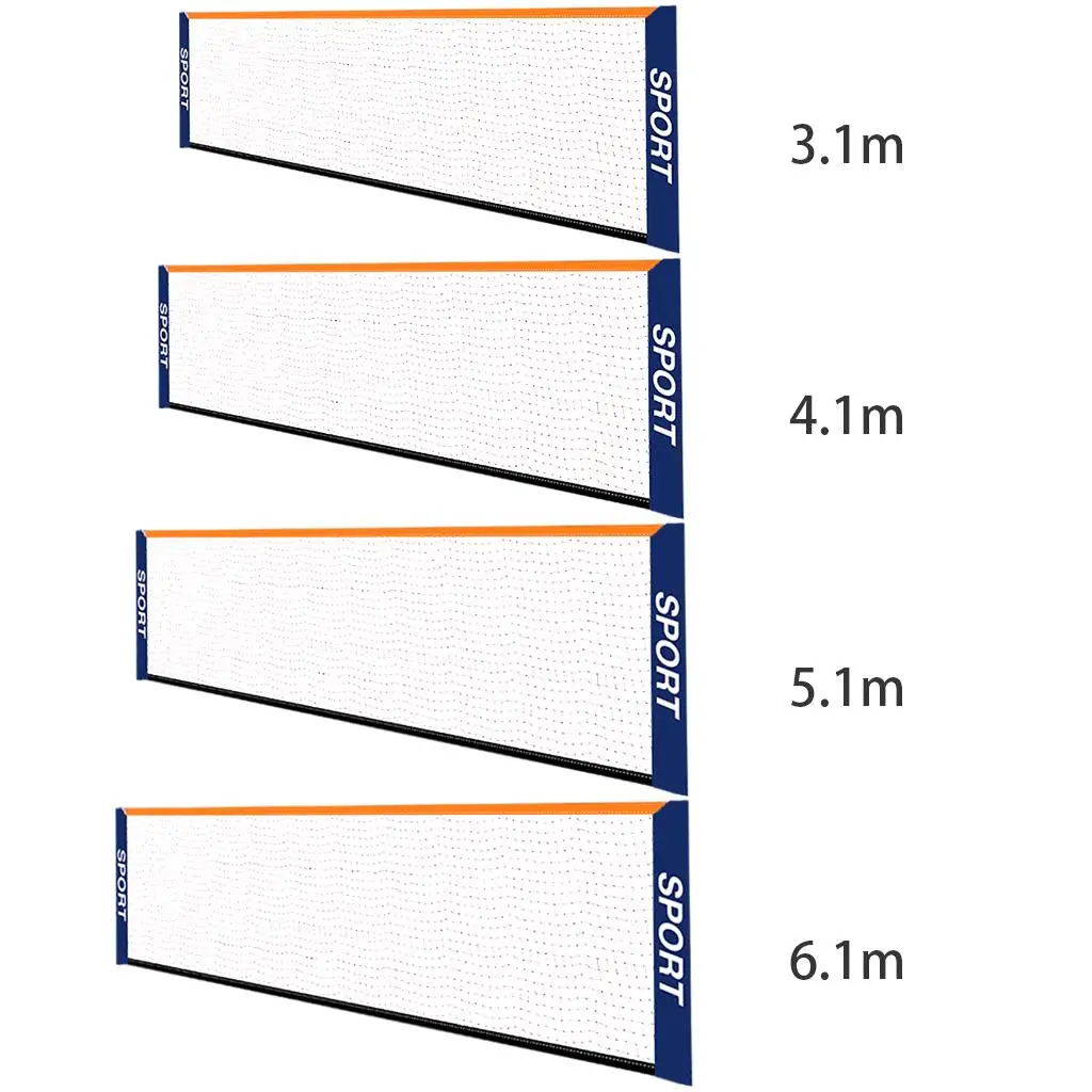 Rede padrão profissional do badminton, malha para a jarda do treinamento, jogos da praia