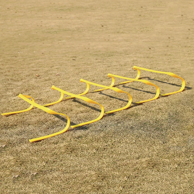 5 عبوات من معدات تدريب سرعة الرشاقة الصغيرة المسطحة على شكل حرف U، أداة تدريب اللياقة البدنية، أداة العارضة